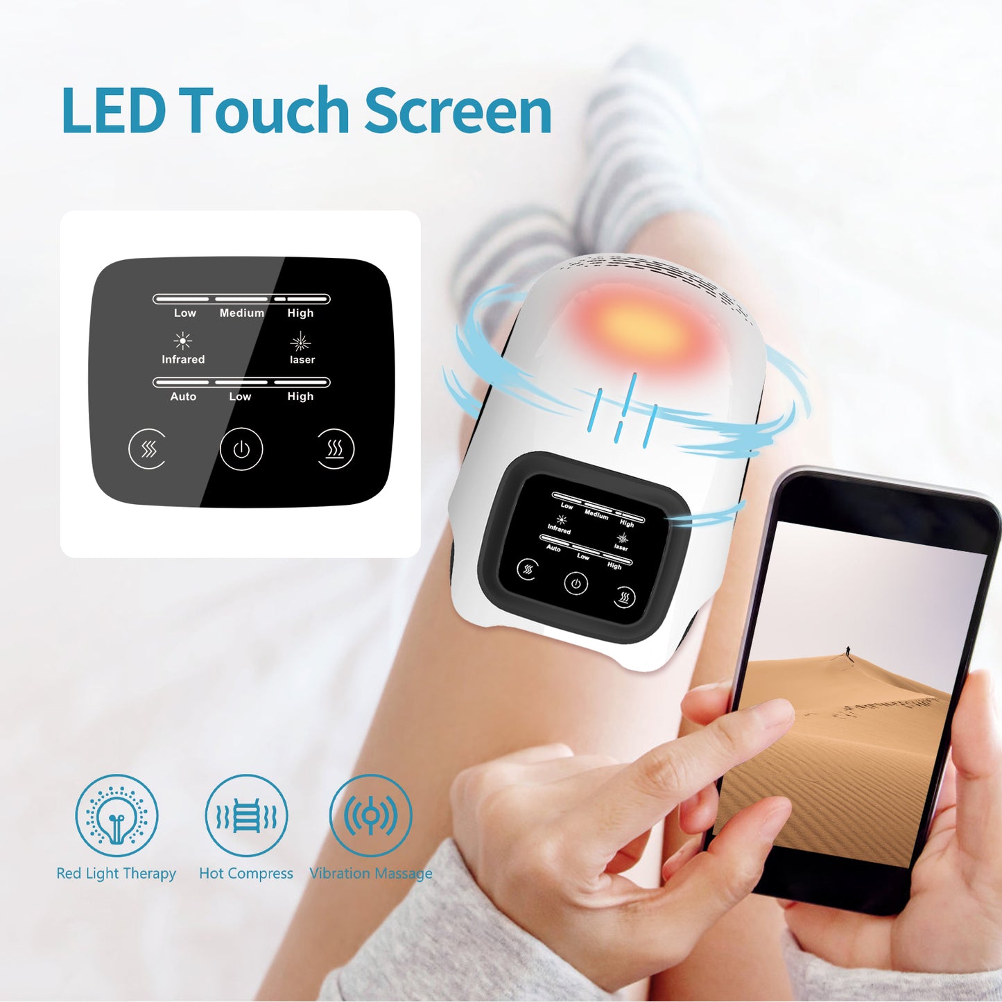 Infrared Heated Knee Massager