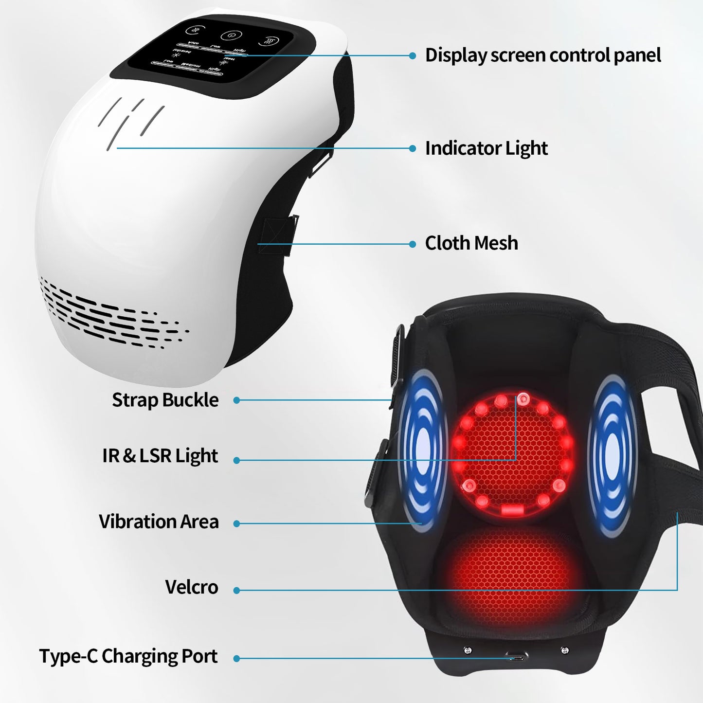 Infrared Heated Knee Massager