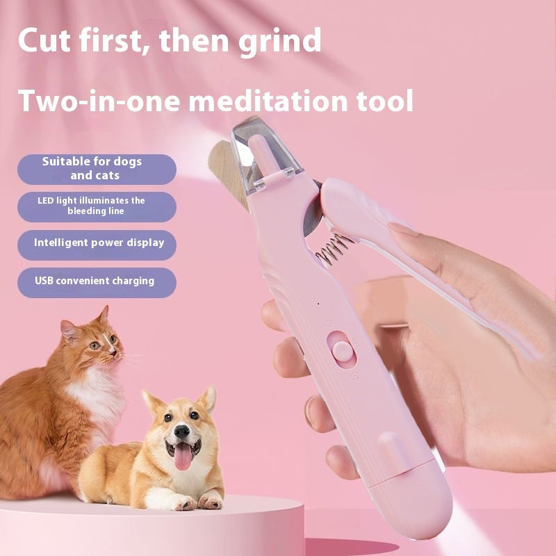LED Safe Pet Nail Clipper
