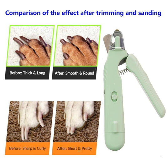 LED Safe Pet Nail Clipper