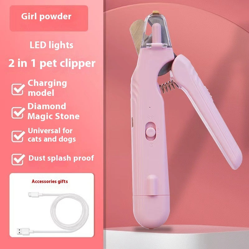 LED Safe Pet Nail Clipper